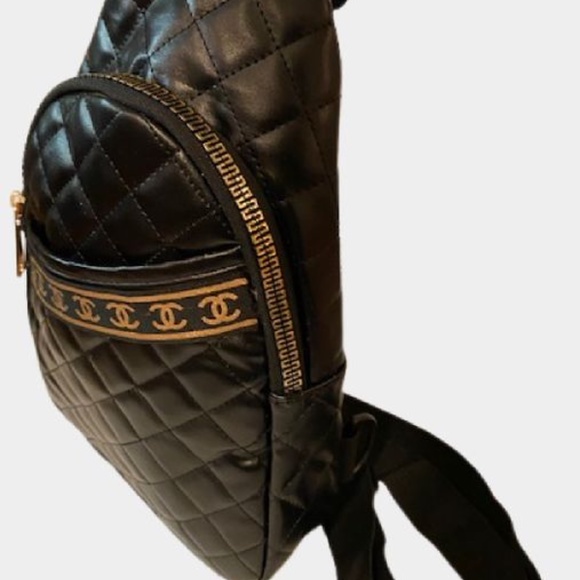 Sling Bag with Decorative Trim VEGAN NEW - Picture 2 of 5